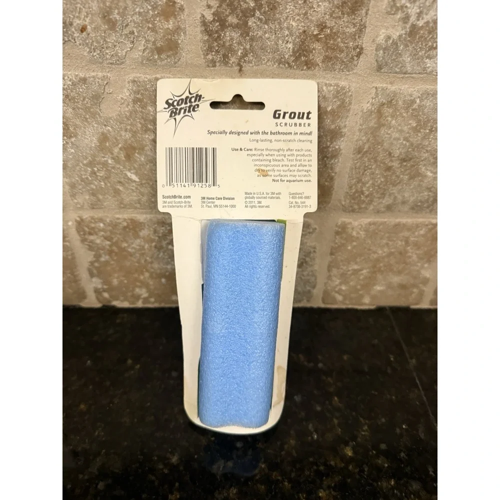 Scotch-Brite Grout Scrubber 2011 Non-Scratch Long Lasting‎ Cleaning Dirt & Grime